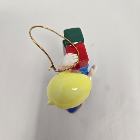 Sunday Funnies Family Circus Child Billy Holding Building Blocks Ornament - Picture 7 of 11